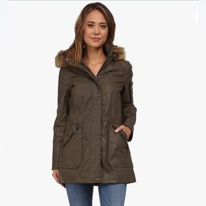 Calvin Klein waxed cotton anorak